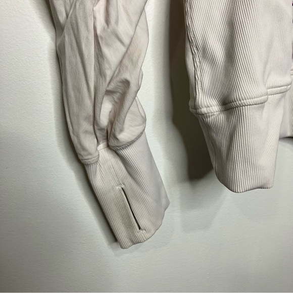 Lululemon‎ dance studio jacket full zip ivory casual womens size 6 - Picture 9 of 12